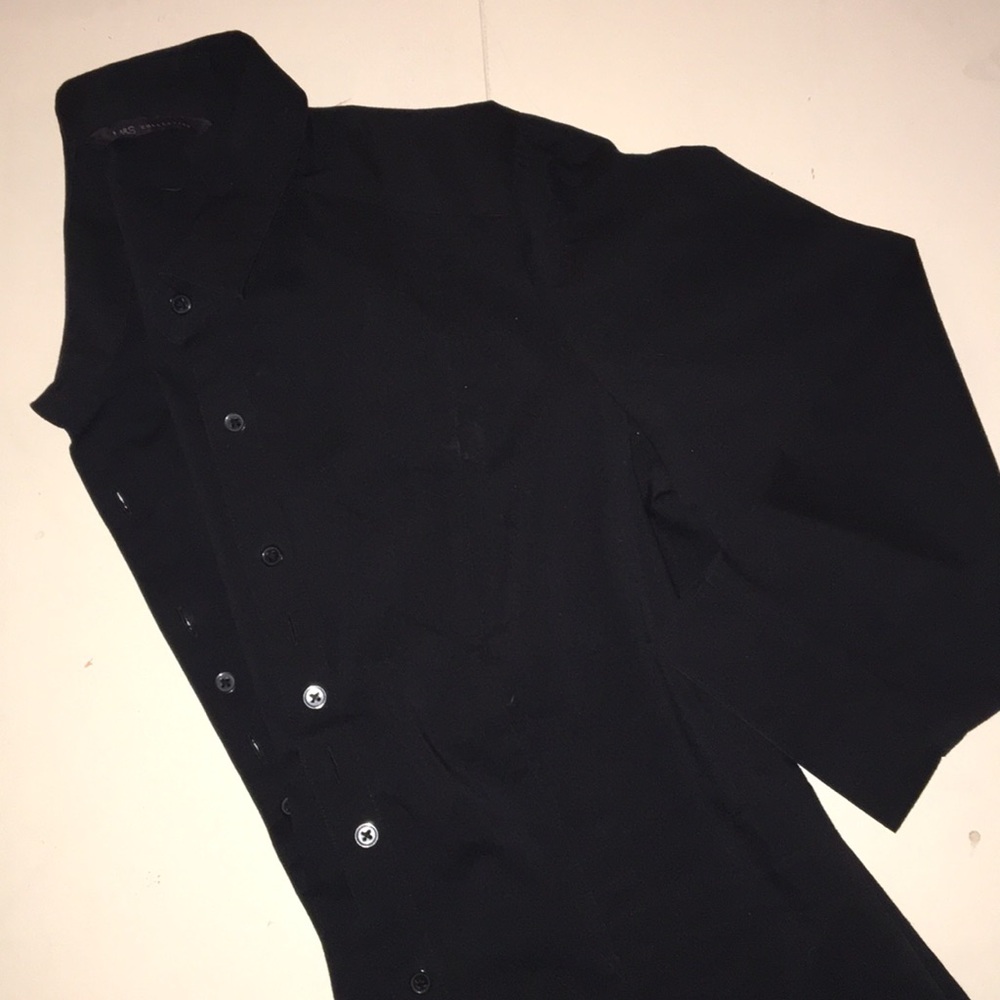 🌟5/$25🌟 M&S Collection Black Button Down